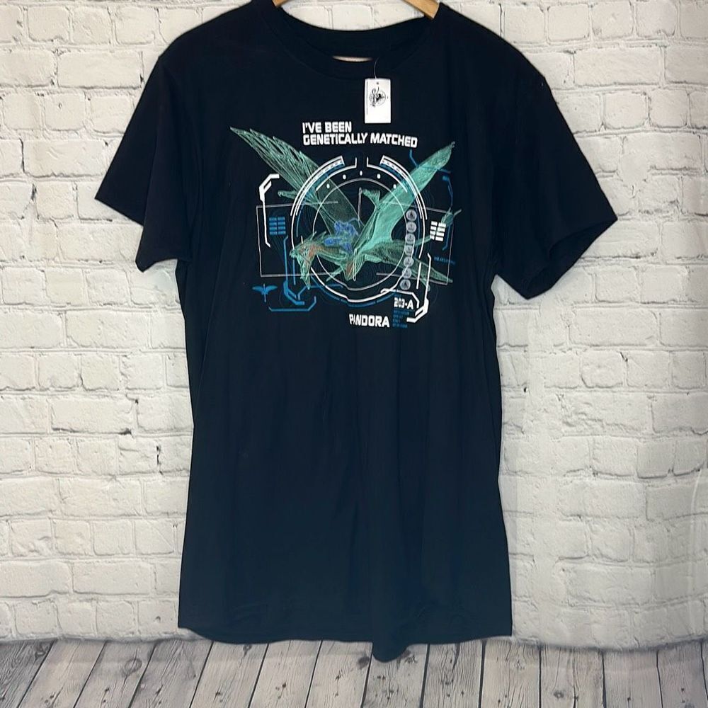 Disney Parks Pandora United Kingdom Black Short Sleeve Tshirt size L NEW